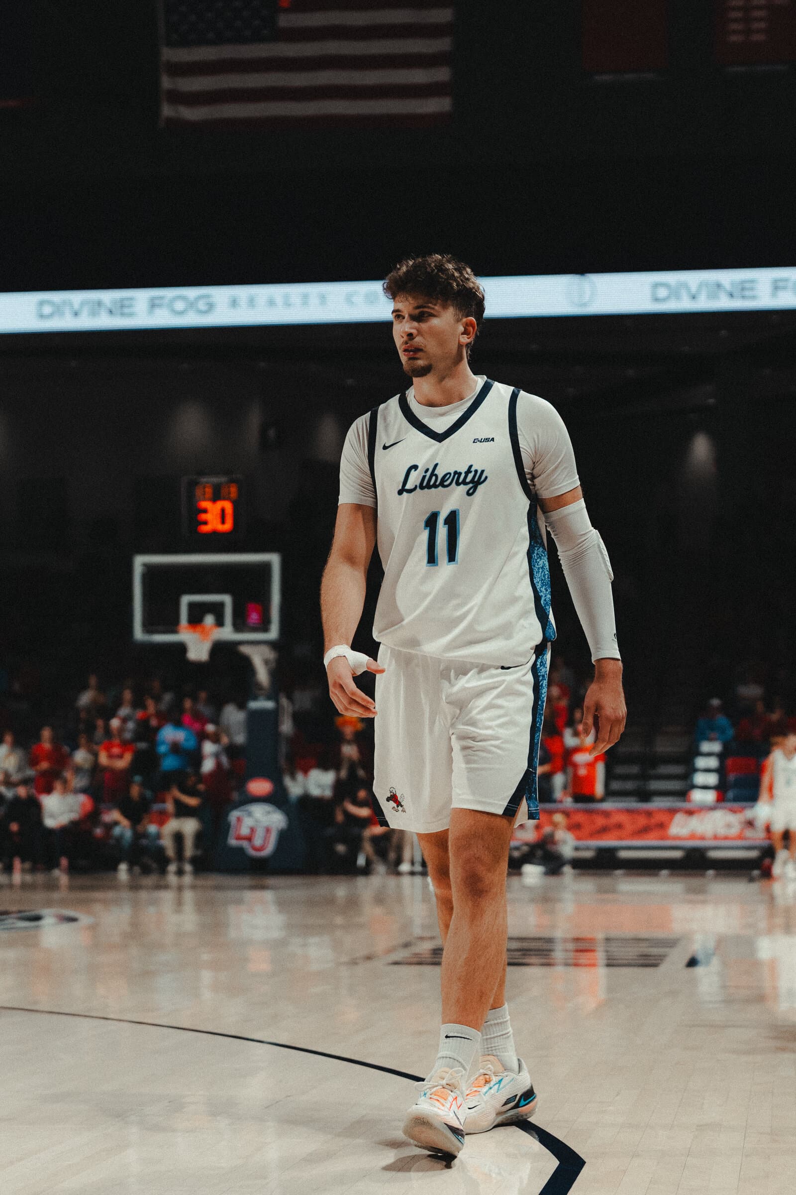 Zander in game action for Liberty